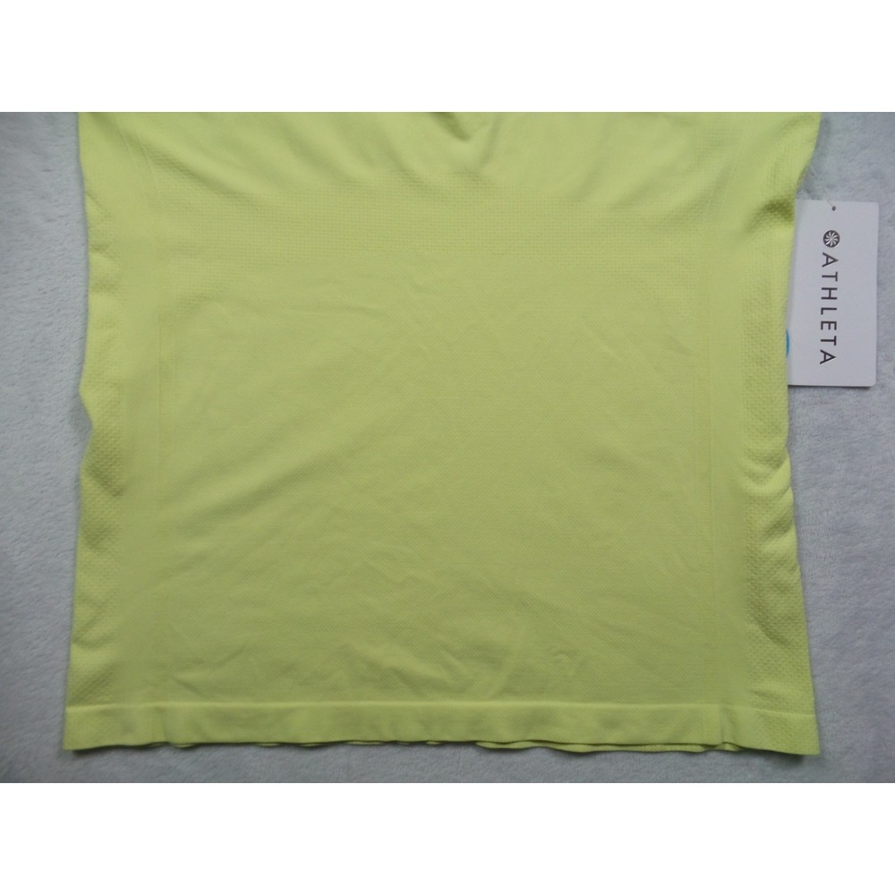 Athleta Top Womens Size Large Yellow Momentum Flex Tank 40+ UV Protection NWT - Picture 2 of 11